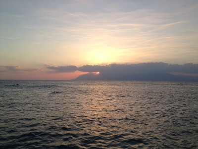 Sunset Behind Yakushima