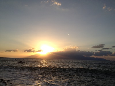 Sunset Behind Yakushima